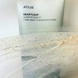 Anua - Mousse nettoyante en profondeur au quercétinol Heartleaf
