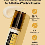 COSRX - Crème contour des yeux avancée aux peptides d'escargot